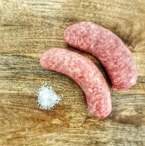 Salsiccia al sale di cervia