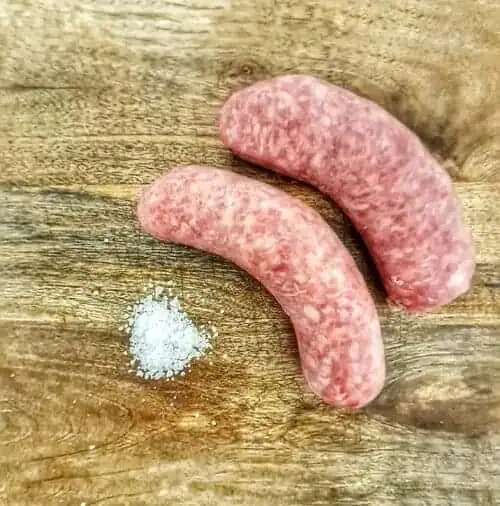 Salsiccia al sale di cervia